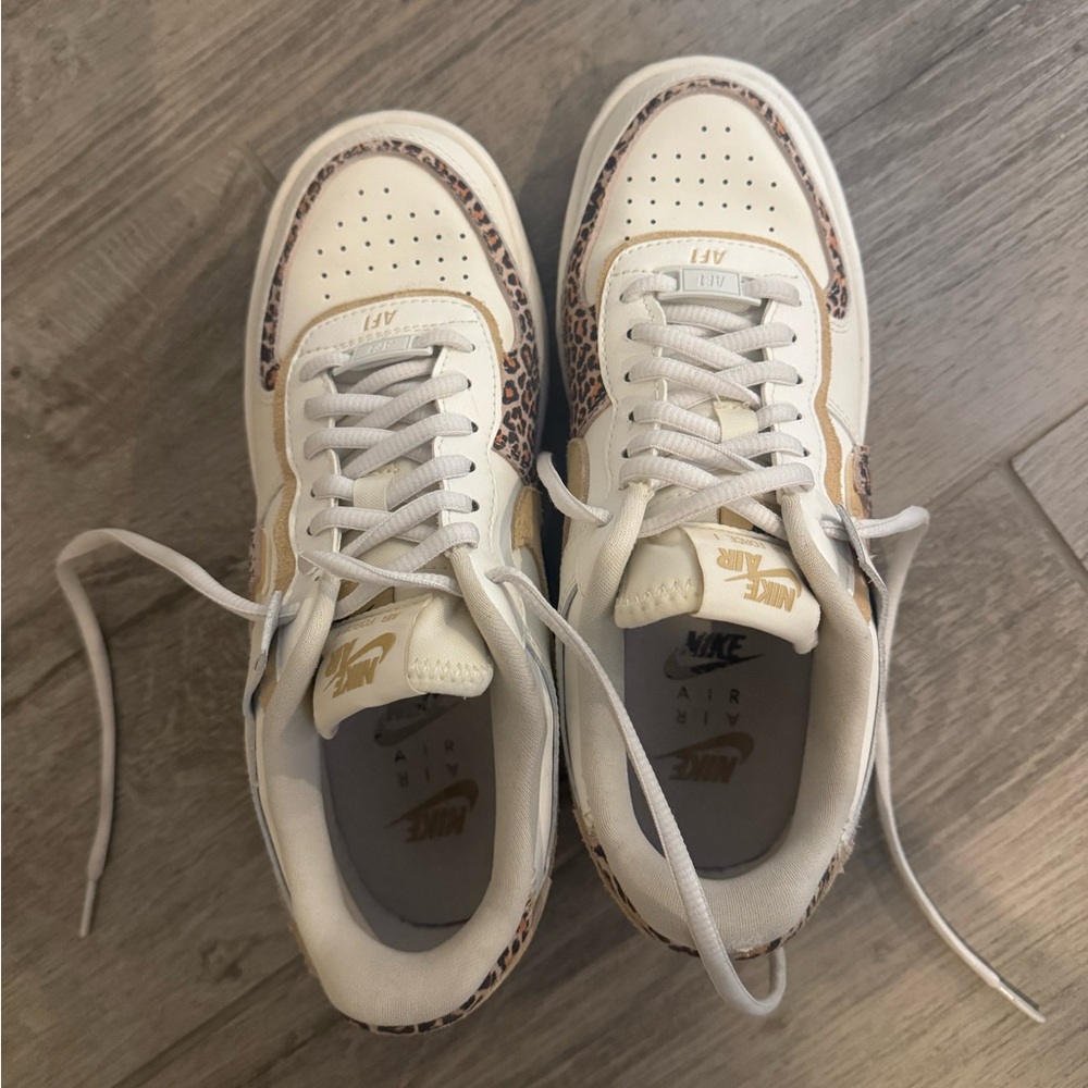 Air Force 1 Shadow Cheetah Print Size 7.5 women